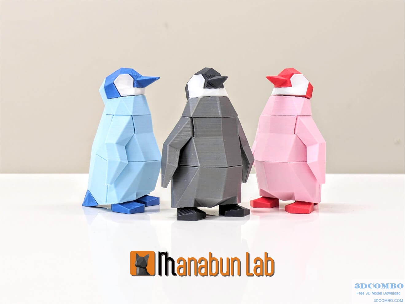 LOW POLY PENGUIN CHICK PUZZLE (EMPEROR PENGUIN)