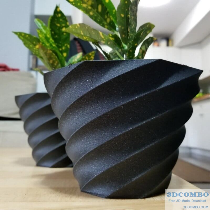 9 Sided Twisted Planter