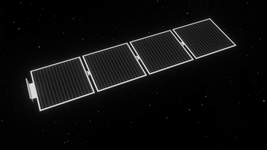 3D Model Satellite Solar Panel Free Download