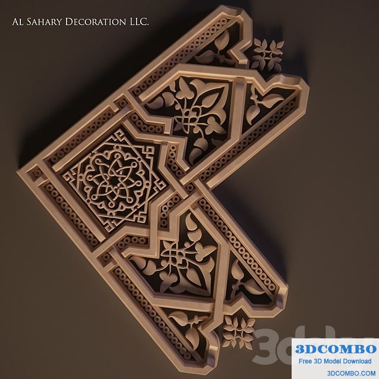 Arabic decor (corner element)