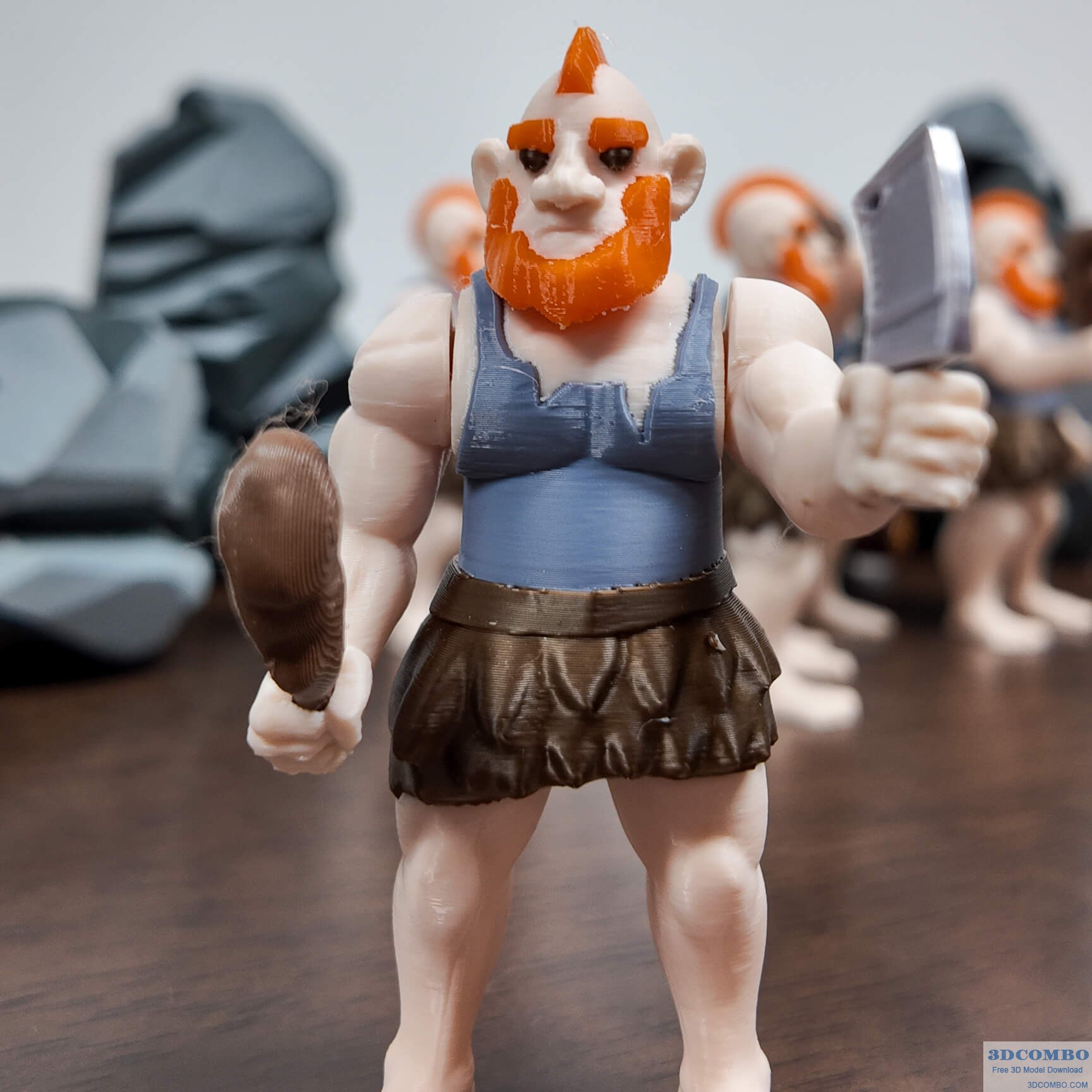 Articulated Hill Giant, Hill Warrior.3dcombo.com