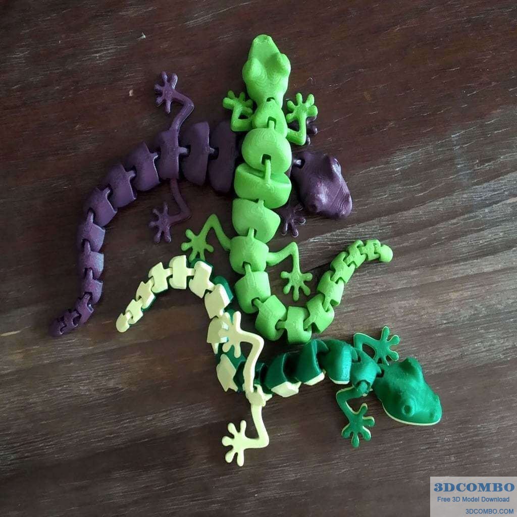 ARTICULATED LIZARD 3D MODEL