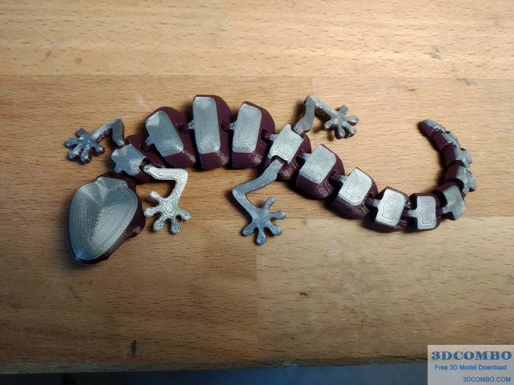 Articulated Lizard 3D Model.3dcombo.com