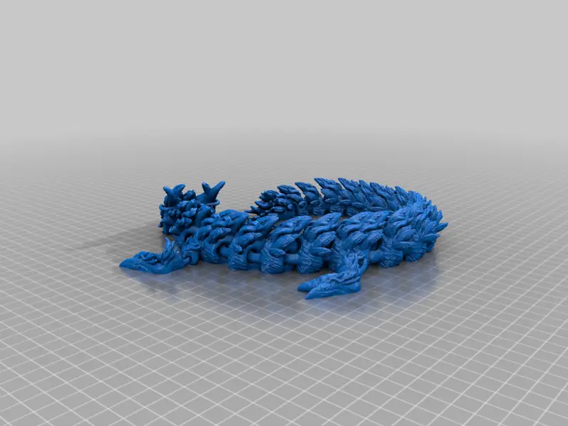 ARTICULATED poison DRAGON flexible