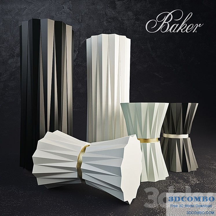 Baker HELIODOR ACCENT TABLE AND PEDESTAL