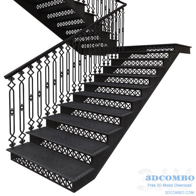 Cast-iron staircase