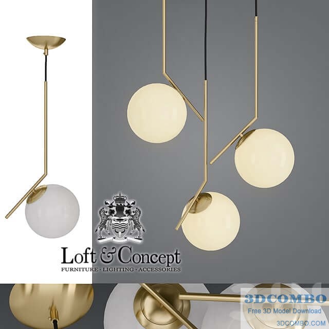 Chandelier Flos IC Lights Family Michael Anastassiades