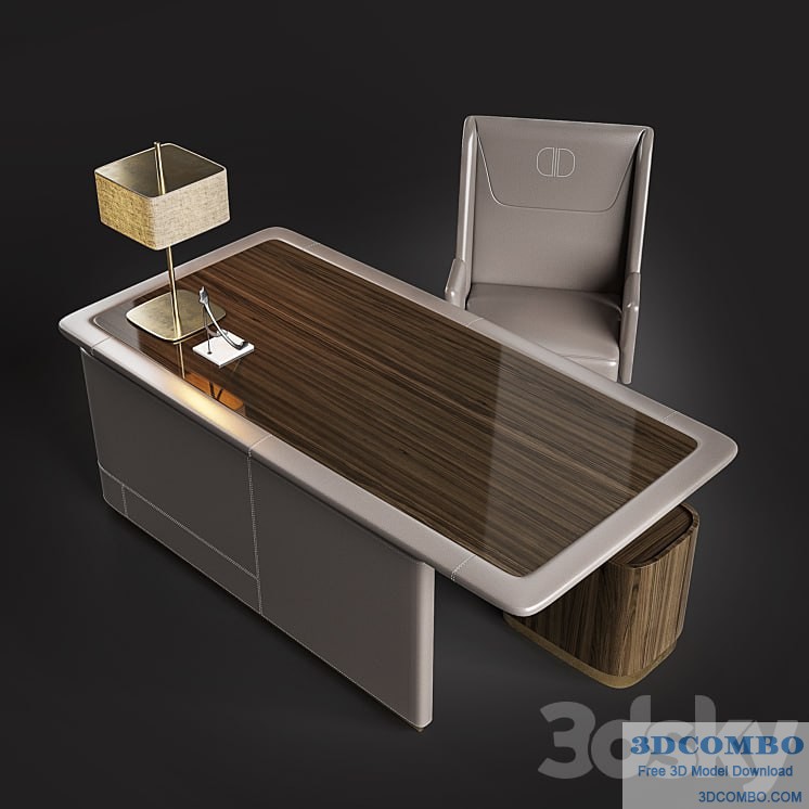 Daytona Armchair Bill Poltorna, Desk Monica Scrivania