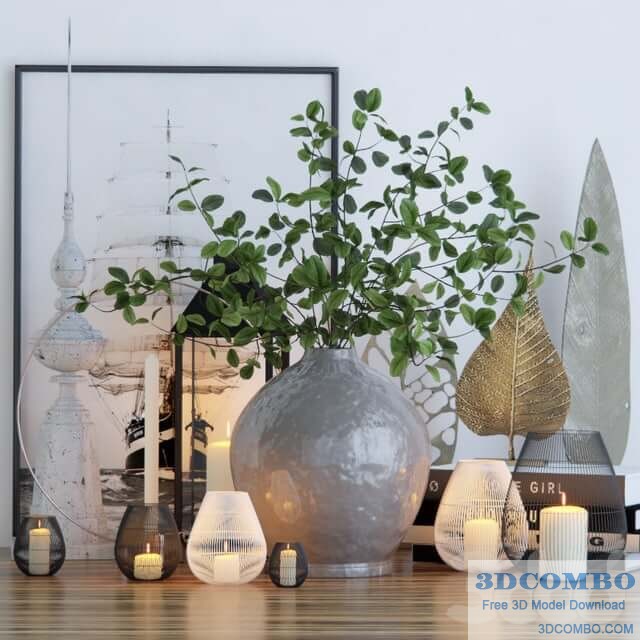 Decorative set 6 3D Model