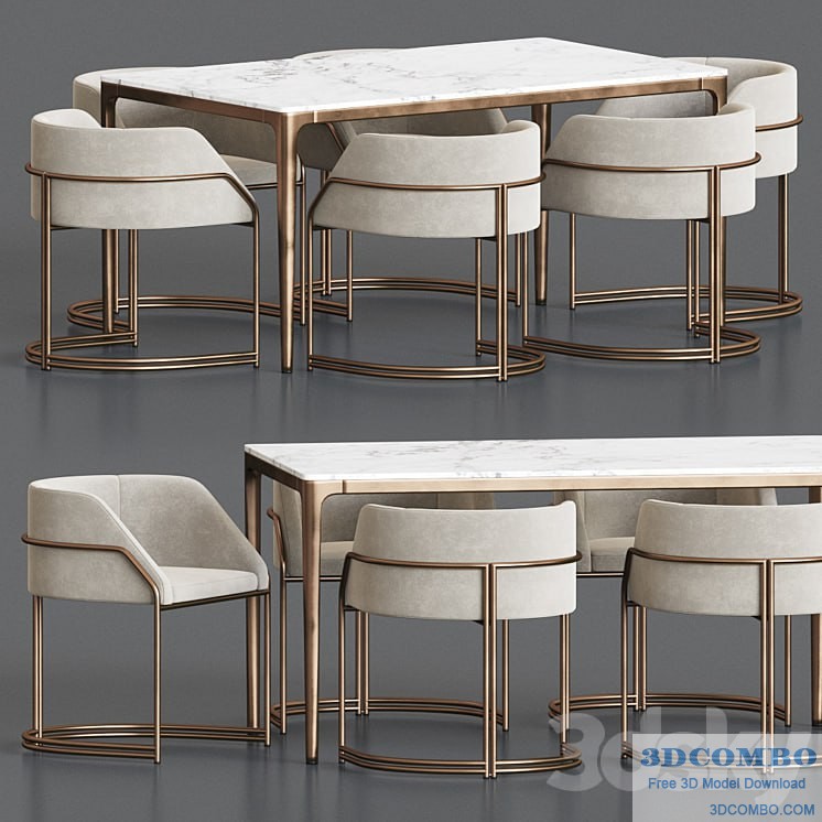 Deja Vu Chair Canto Table Dining Set