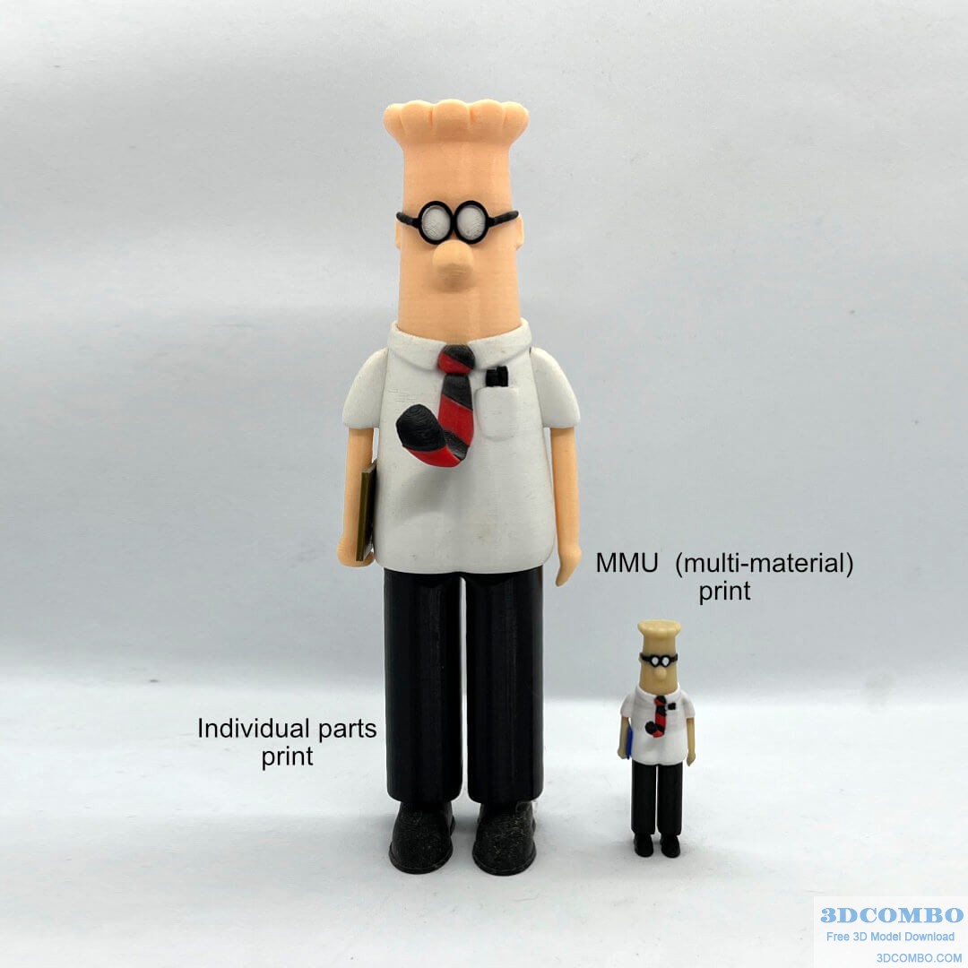 Dilbert 3D Model.3dcombo.com