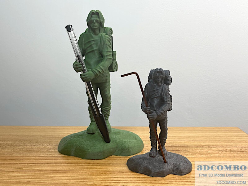 Figurine Pen Or Tool Holder.3dcombo.com