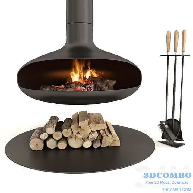 Fireplace Modern Focus