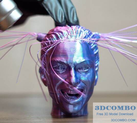 Hairley Quinn 3D Model.3dcombo.com