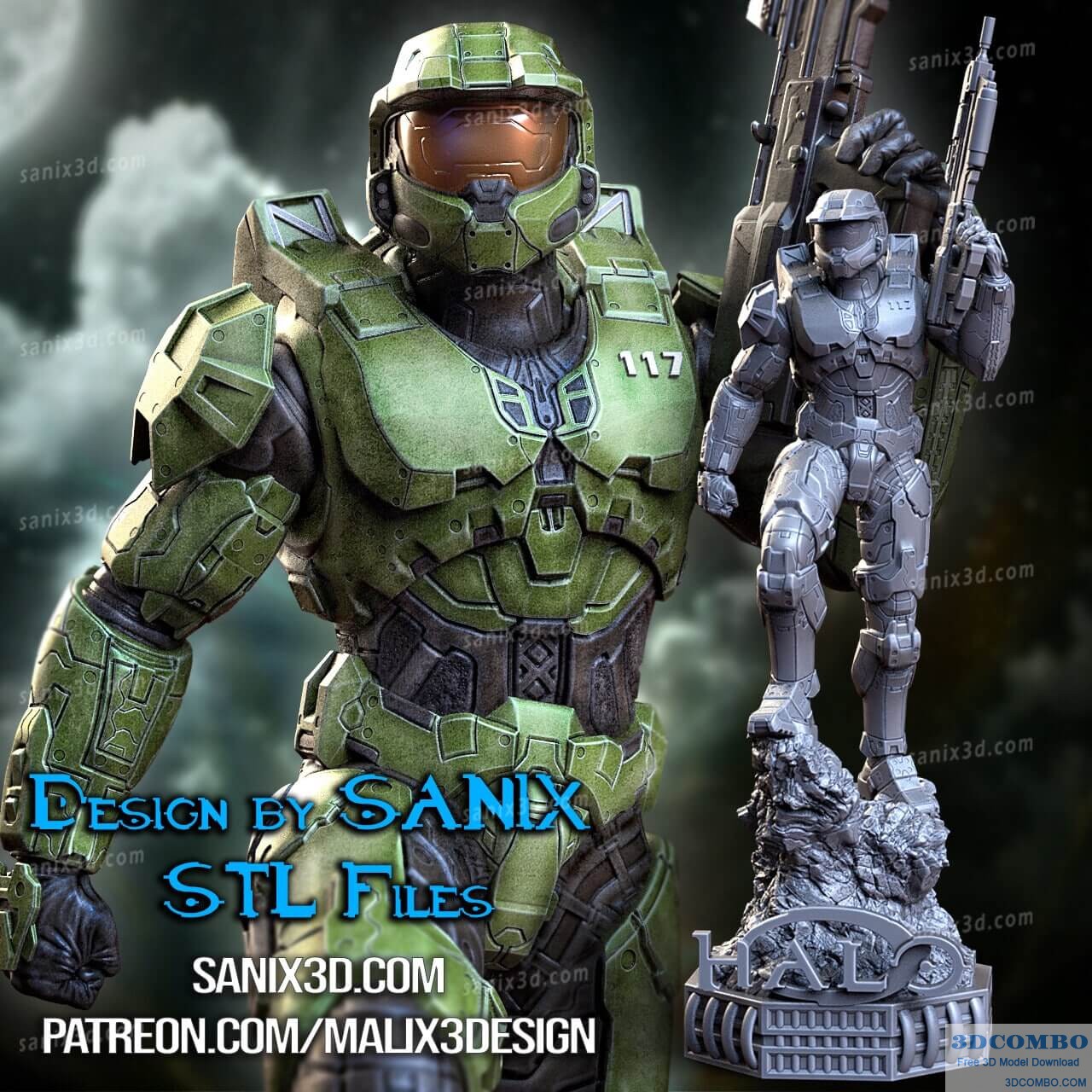 HALO ( Master CHIEF ) - STL Files