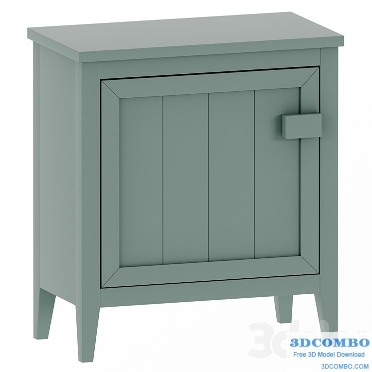 Headboard table with 1 door, Carlos