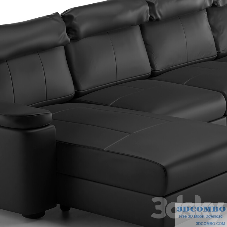 Ikea LIDHULT Sectional 4 Seat Sofa SET 3175642.5fdb0e7109544 3dcombo