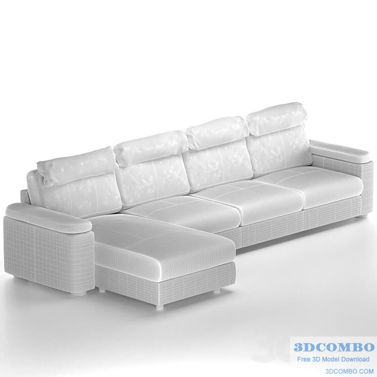 Ikea LIDHULT Sectional 4 Seat Sofa SET 3175643.5fdb0e710a111 3dcombo