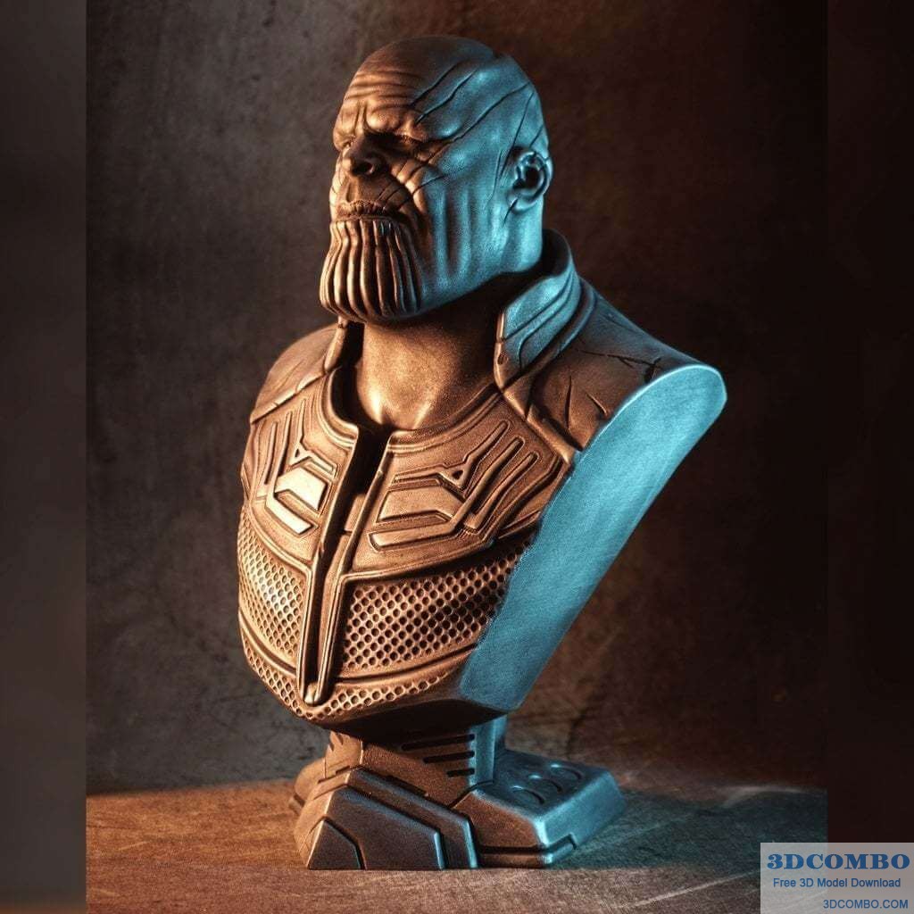 Infinity War Thanos Bust 3D Model1.3dcombo.com
