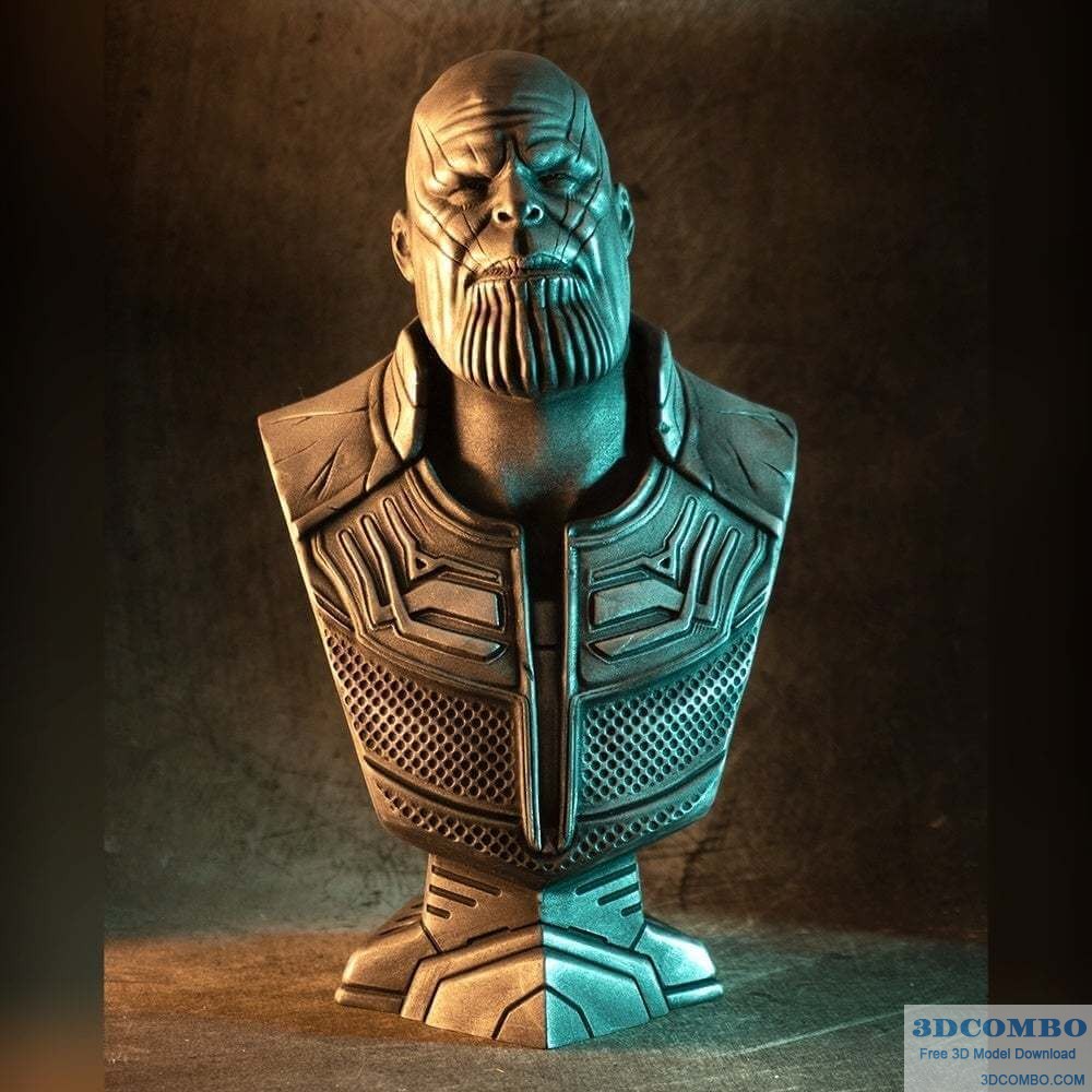 INFINITY WAR THANOS BUST (FAN ART)