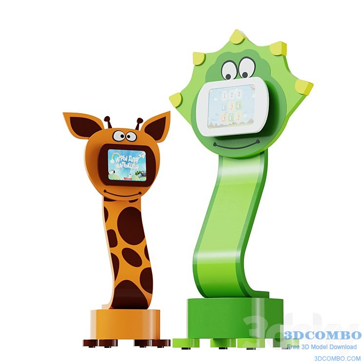 Infostend children's Giraffe, Dragon