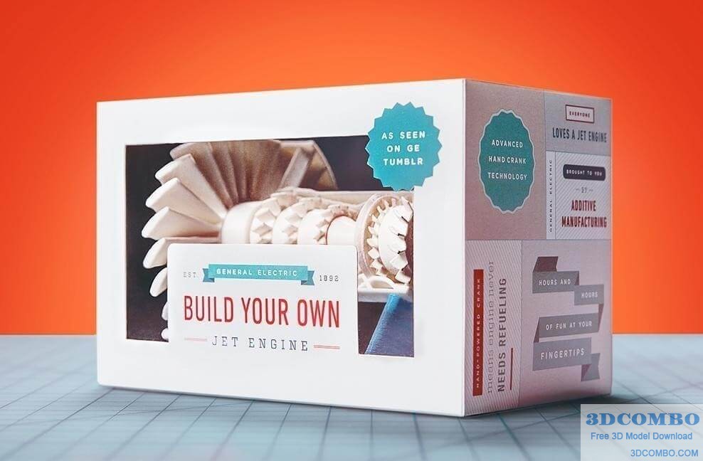 Jet Engine 3D Model1.3dcombo.com