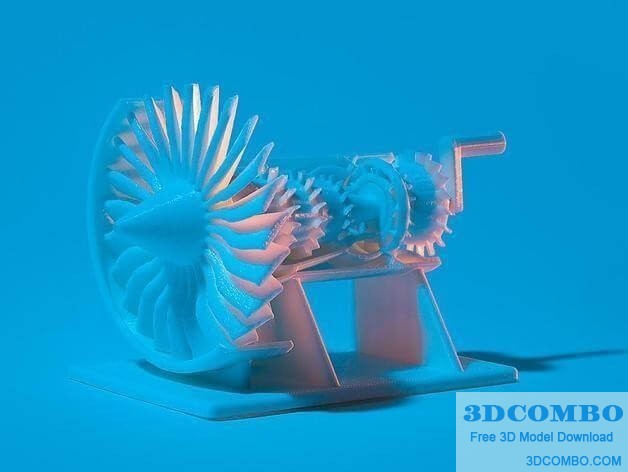 BUILD YOUR OWN JET ENGINE 3D MODEL