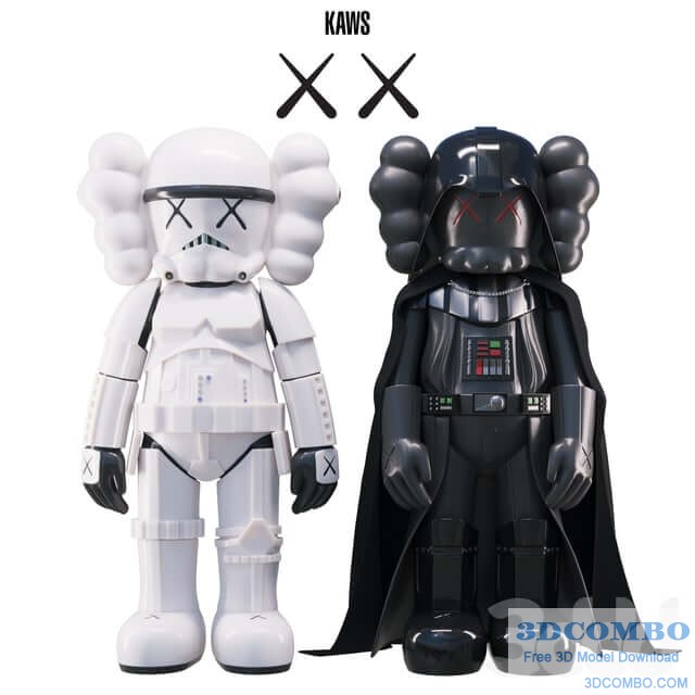 KAWS Stormtrooper Darth Vader
