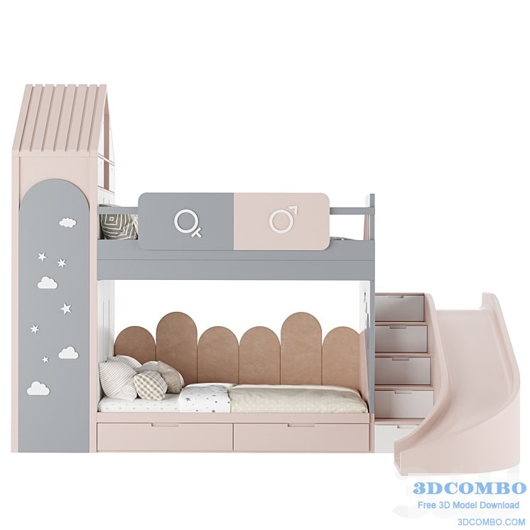 Kids Room Bed 05