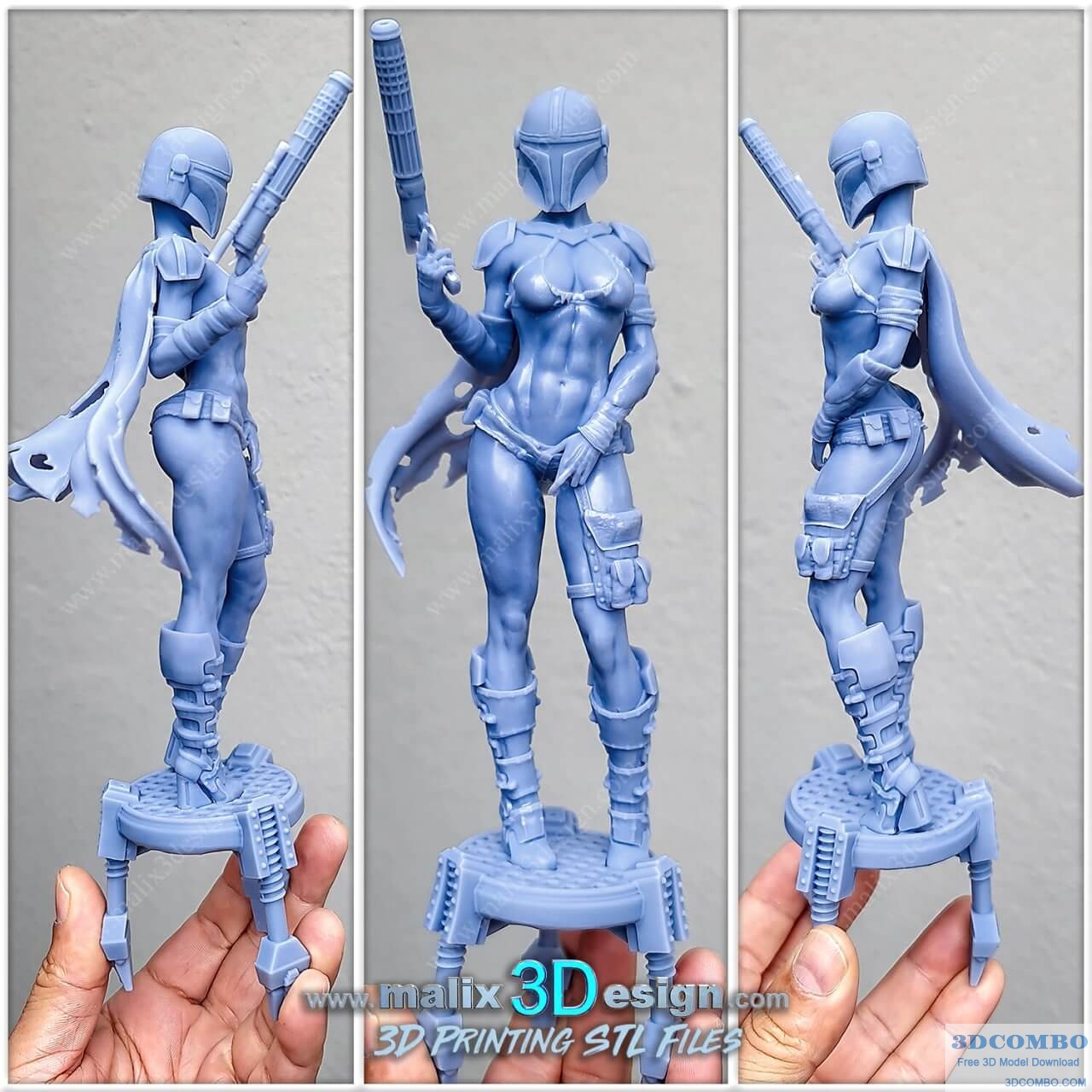 Lady MANDALORIAN - STL Files