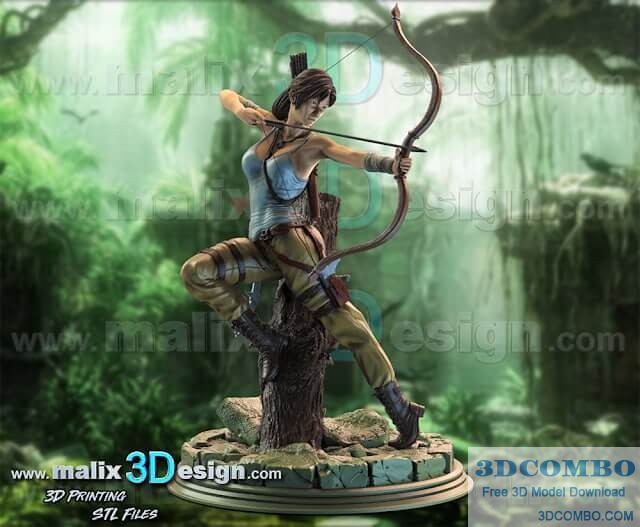 LARA CROFT - STL Files
