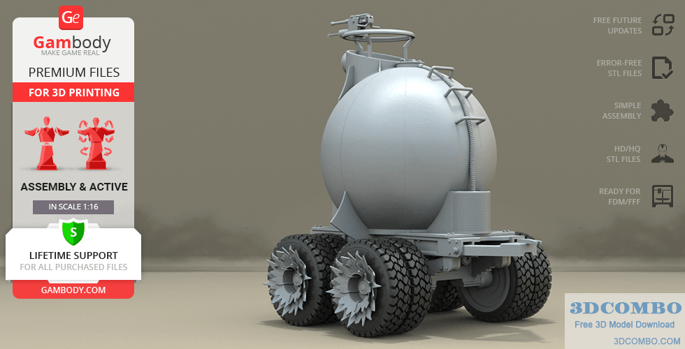 Mad Max War Rig Fuel Pod 36_ 3dcombo