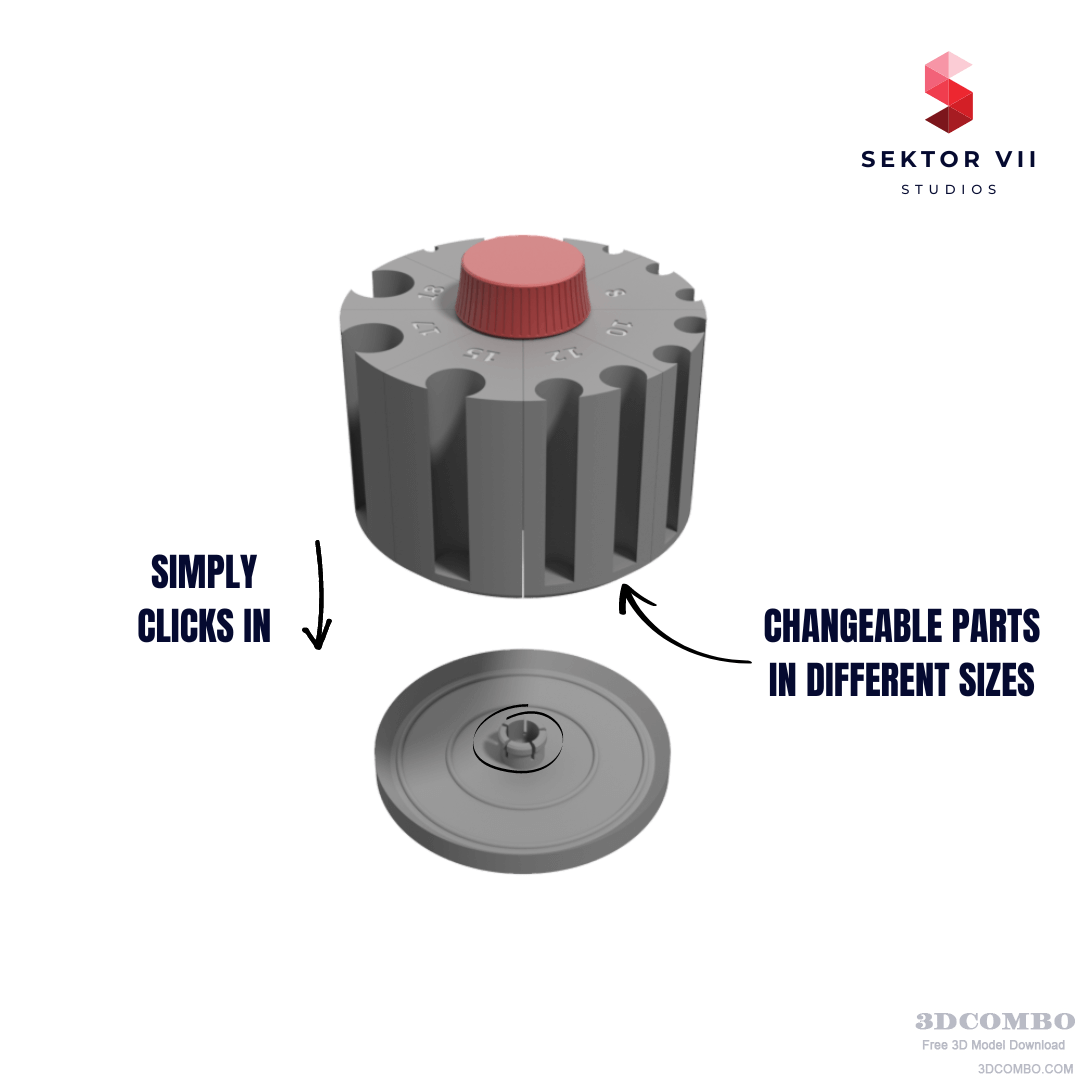 Magnet Organizer Magnet Dispenser Magnet Revolver Design1.3dcombo.com