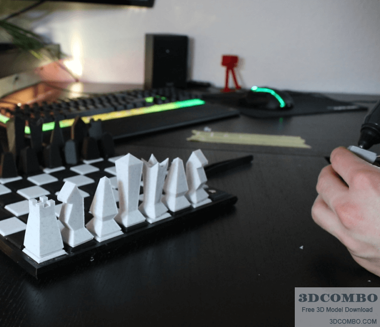 Magnetic Chess 3D Model1.3dcombo.com