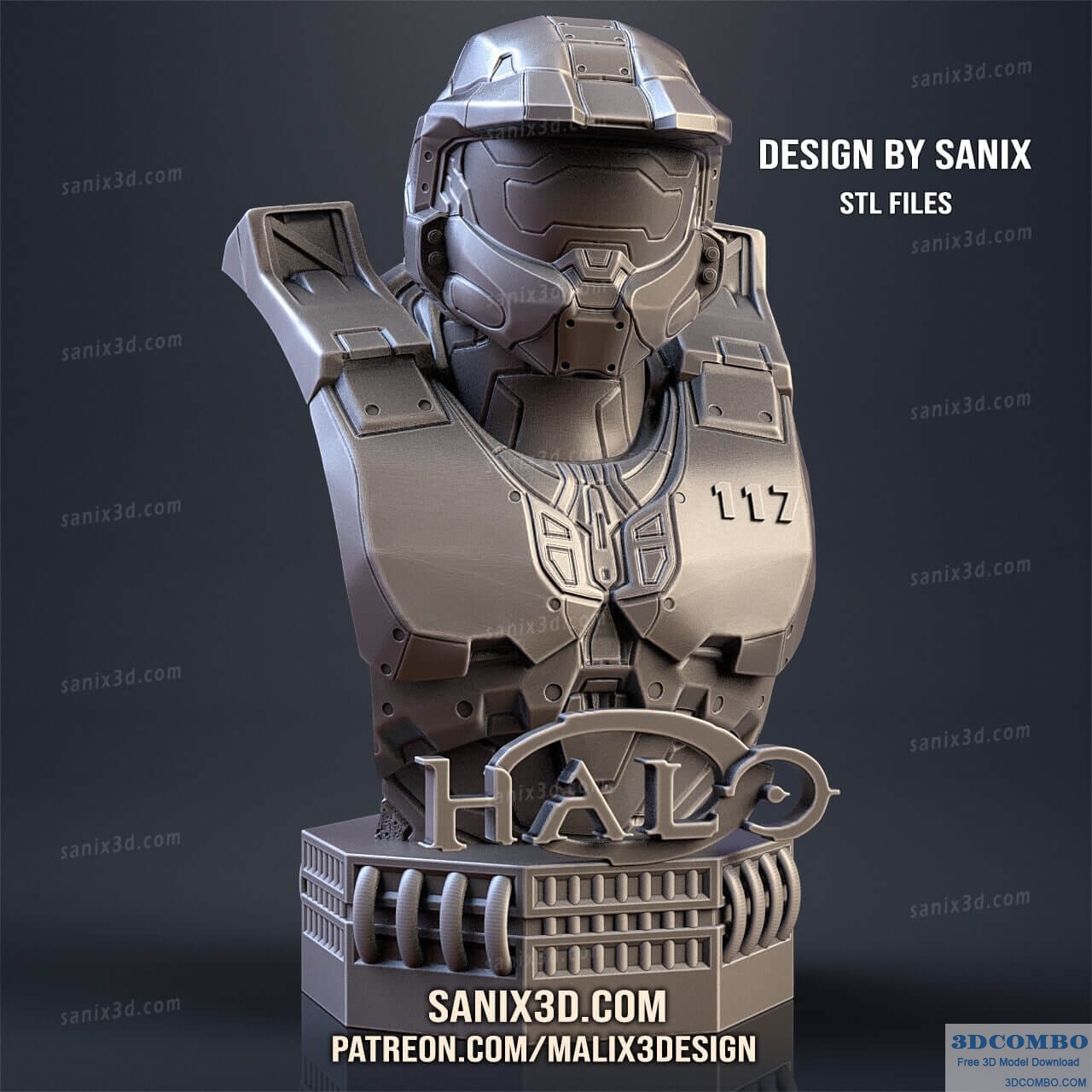 Master CHIEF ( bust ) - STL Files