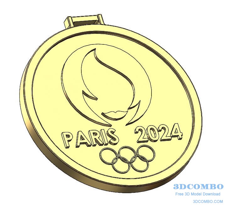Medal Paris 2024 Games1.3dcombo.com