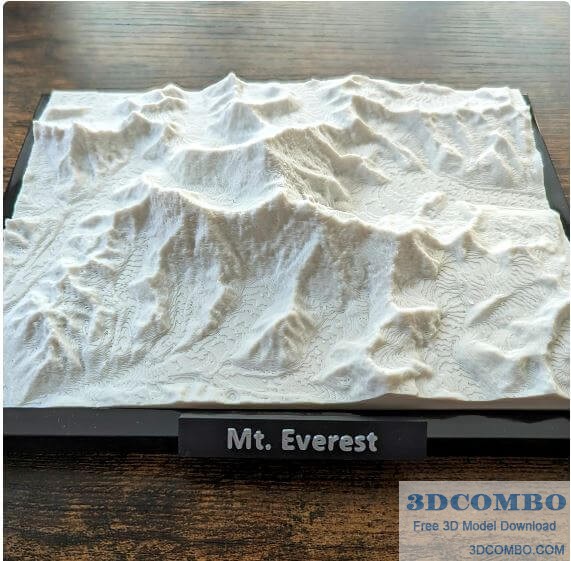 MT EVEREST 3D MINIATURE
