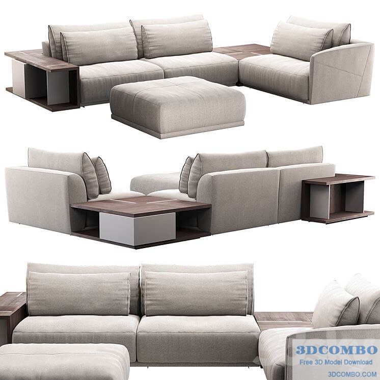 Natuzzi Long Beach Sofa