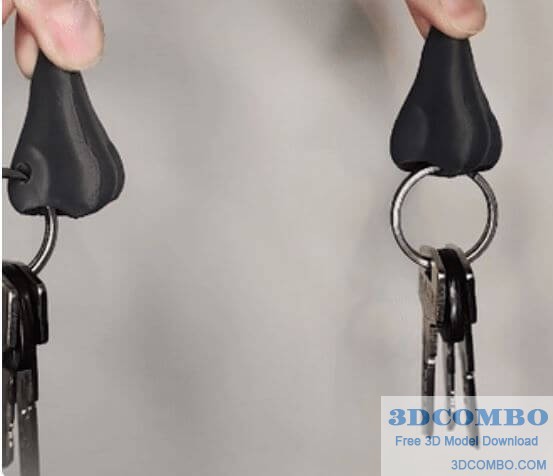 NOSE RING KEYCHAIN
