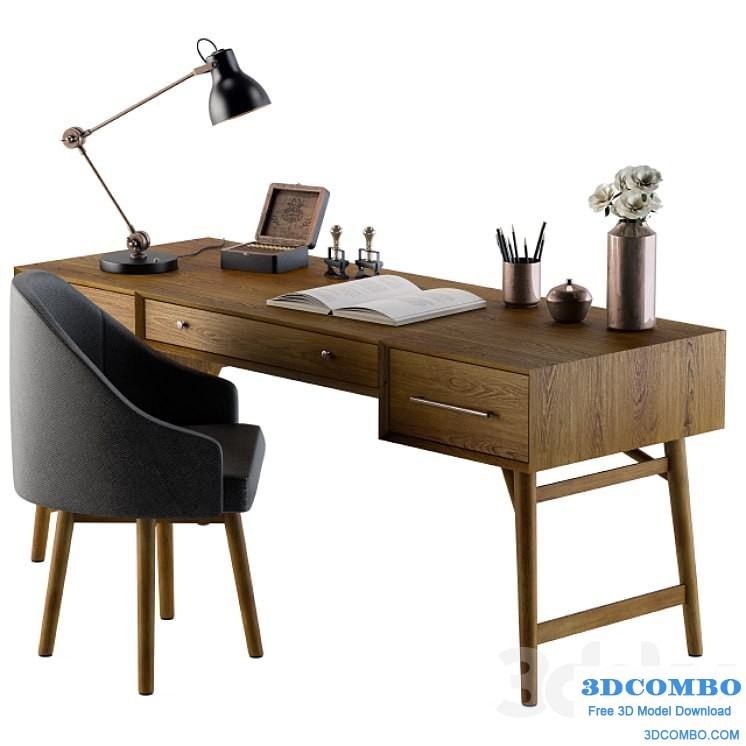 Office Neoclassic Desk for Home