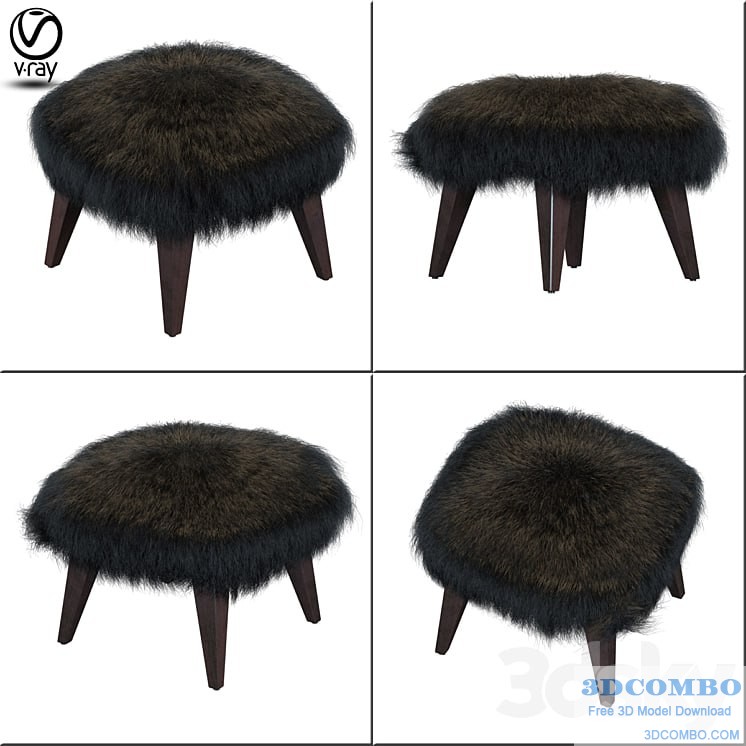 Otto Tibetan Fur Cube