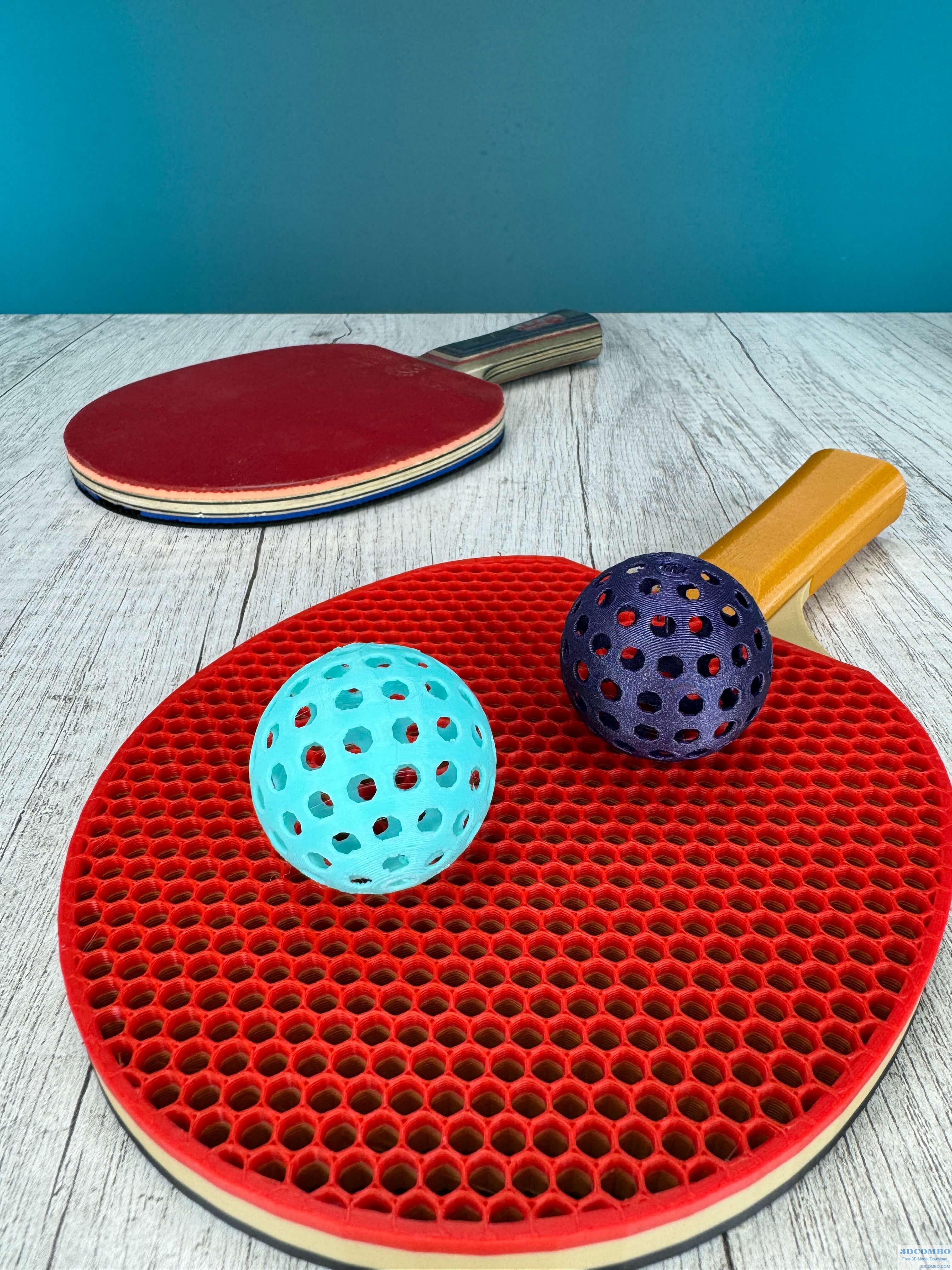 OVER-ENGINEERED AIRLESS PING PONG BALLS - STRONG