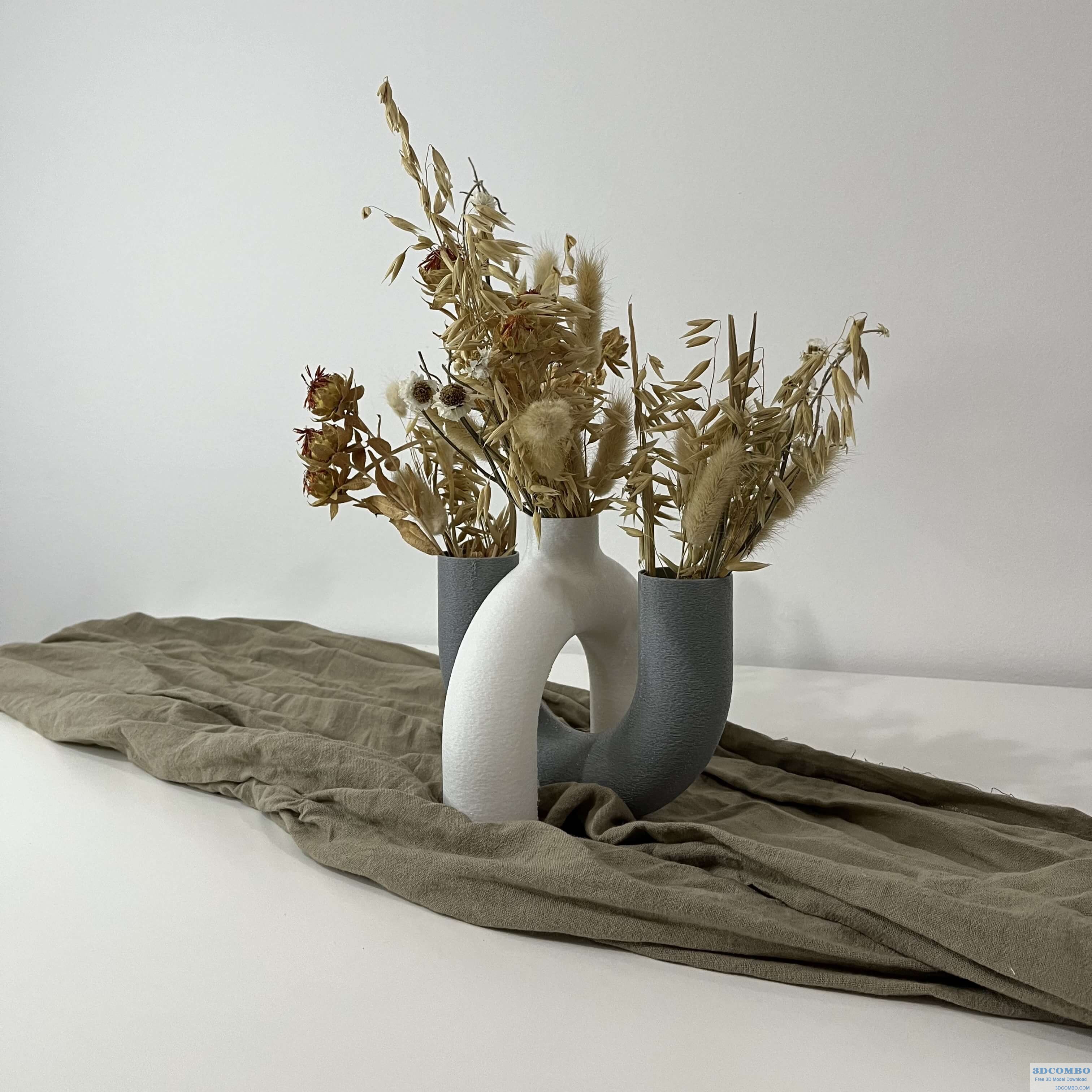 PAR DE FLOREROS NORDICOS