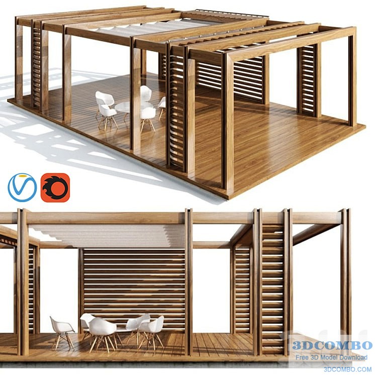 Pegola Corradi_outdoor living space