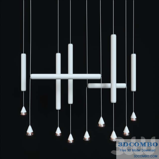 Pendant lamp BROKIS PURO WHITE