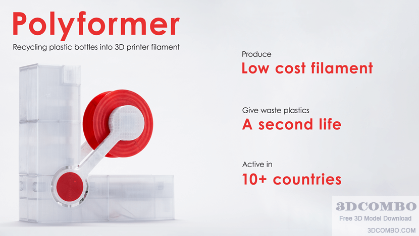 Pet Bottle Puller Polyformer James Dyson Award Winner2.3dcombo.com