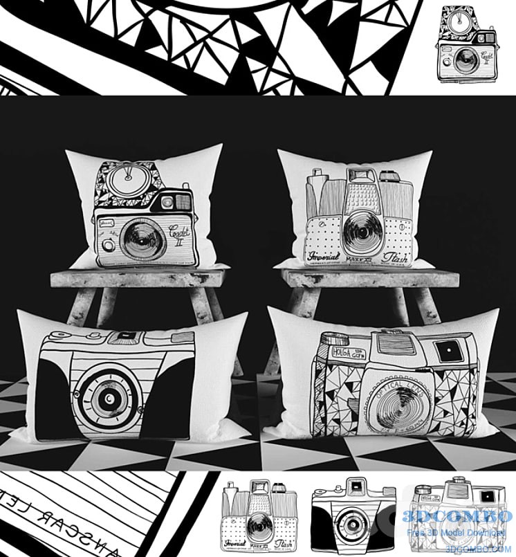 Pillows Naked Lunge (Cameras)