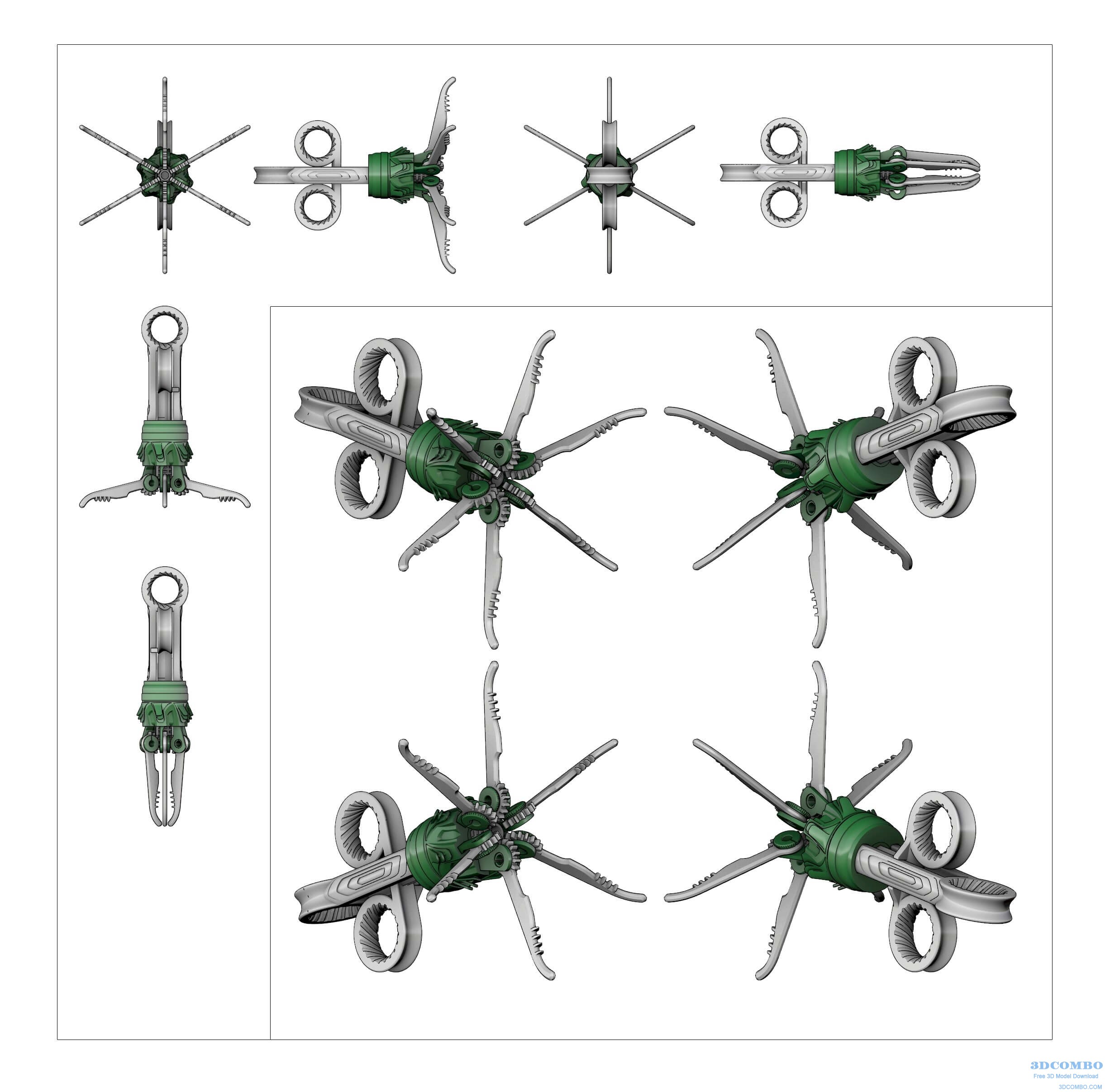 Predator Grabber1.3dcombo.com