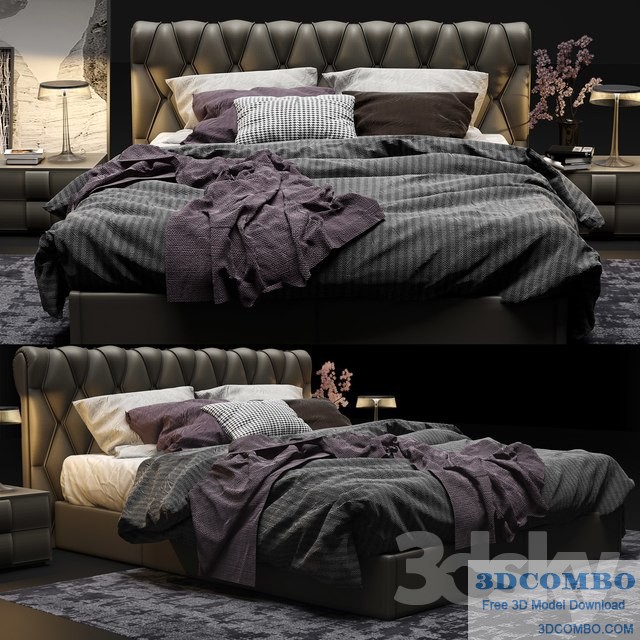 Bed Poltrona Frau Bluemoon
