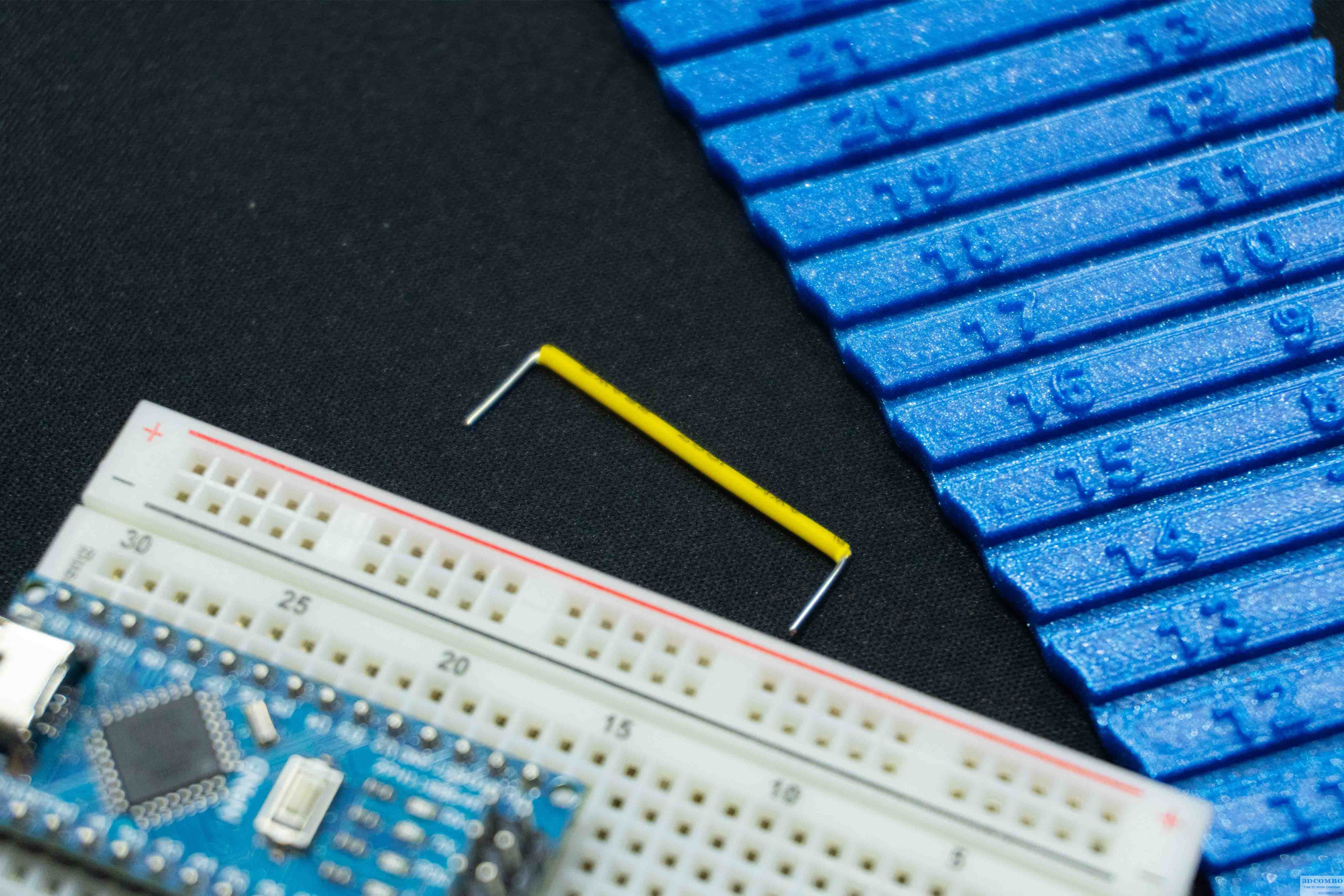 Protoboard Cable Cut 3D Model1.3dcombo.com
